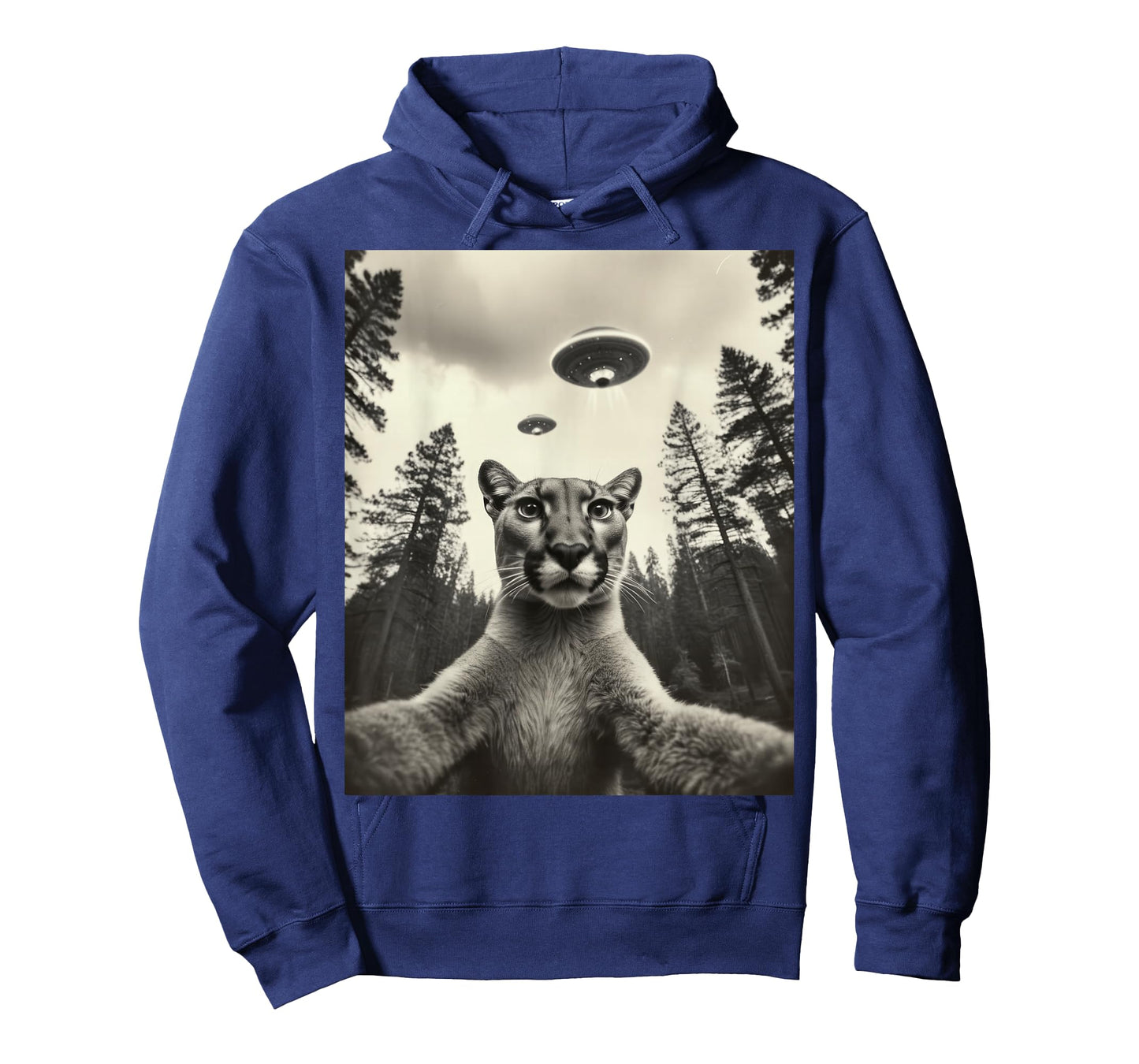 Alien Encounter: Puma Selfie with UFO T-Shirt