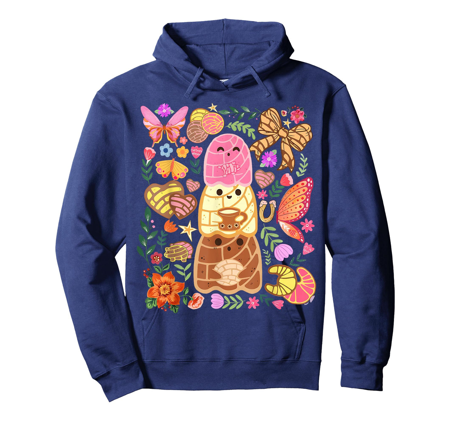 Pantasmas Ghost Funny Spooky Conchas Mexican Ghost Halloween T-Shirt
