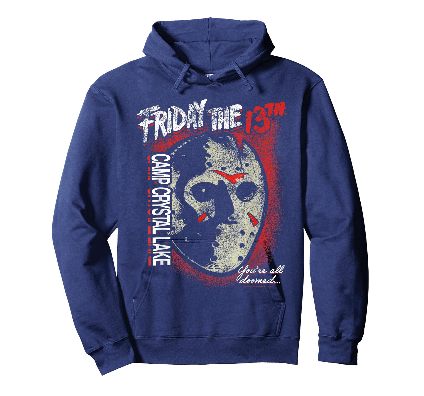 Friday The 13th Jason Mask You're All Doomed Horror Movie T-Shirt