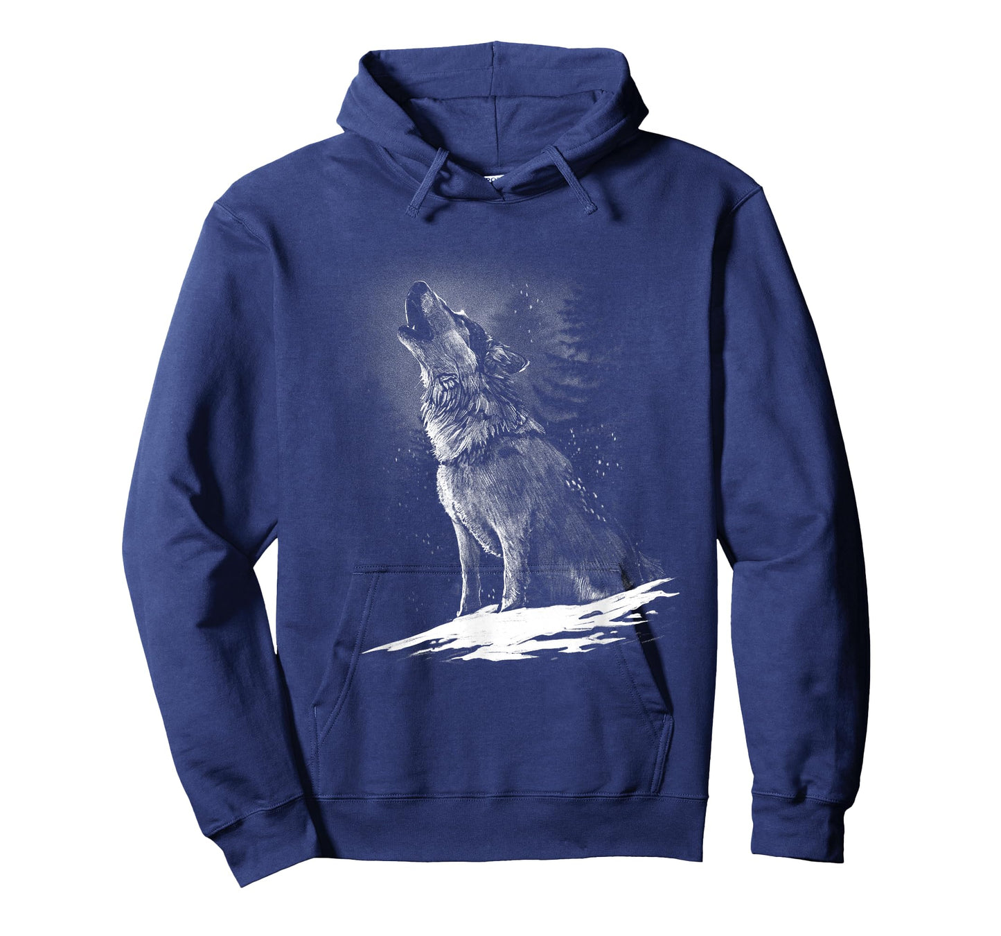 Wolf Hunting Ground, Icy Moon Forest wildlife T-Shirt