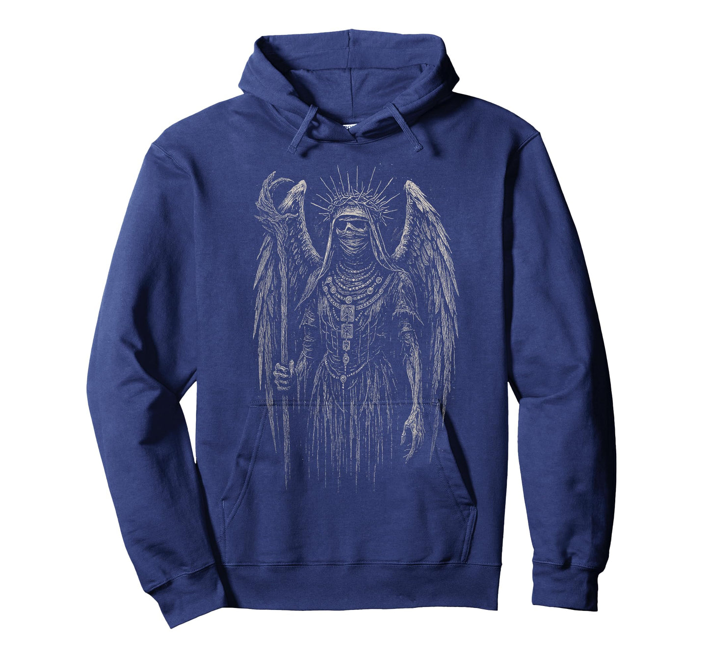 Dark Skeleton Angel Demon Wings Goth Fallen Horror Fantasy T-Shirt
