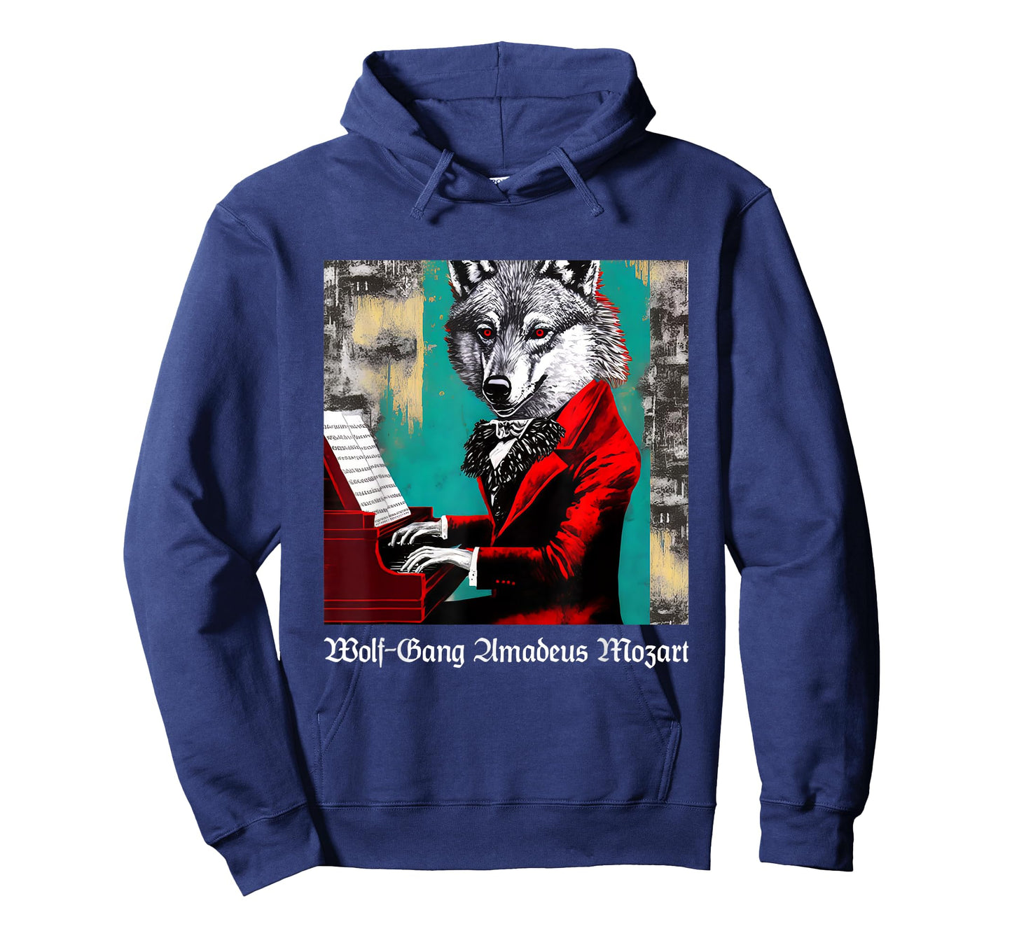 Funny Mozart Classical Music Humor Wolf-Gang Amadeus Mozart T-Shirt