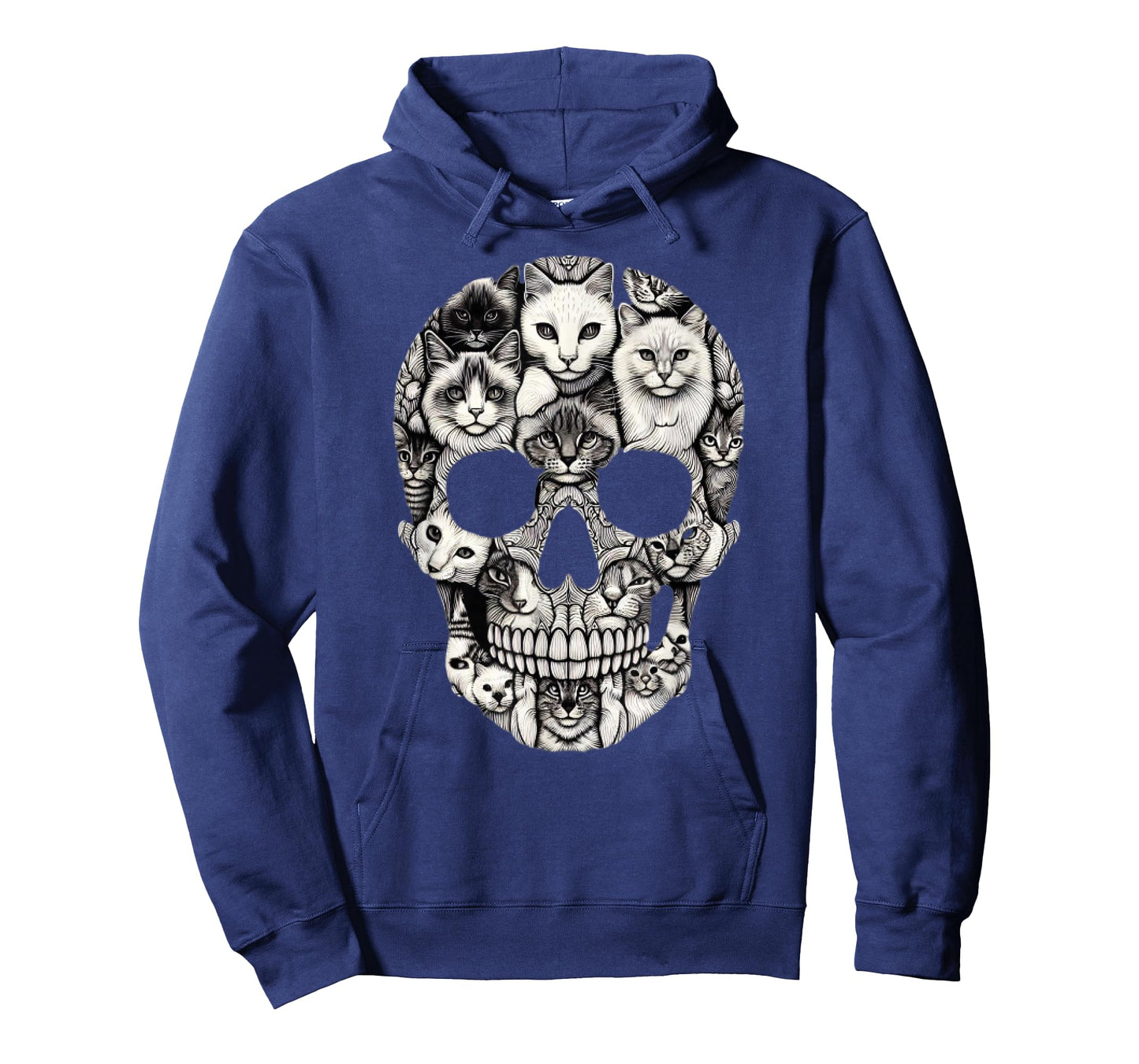 Cat Skull Skeleton Halloween Costume Skull Cat T-Shirt
