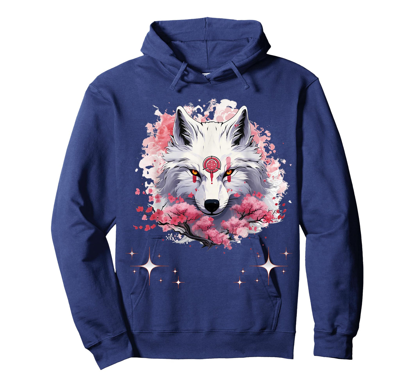 Okami Wolf Japanese Anime Kawaii Blossom Cherry Flower T-Shirt