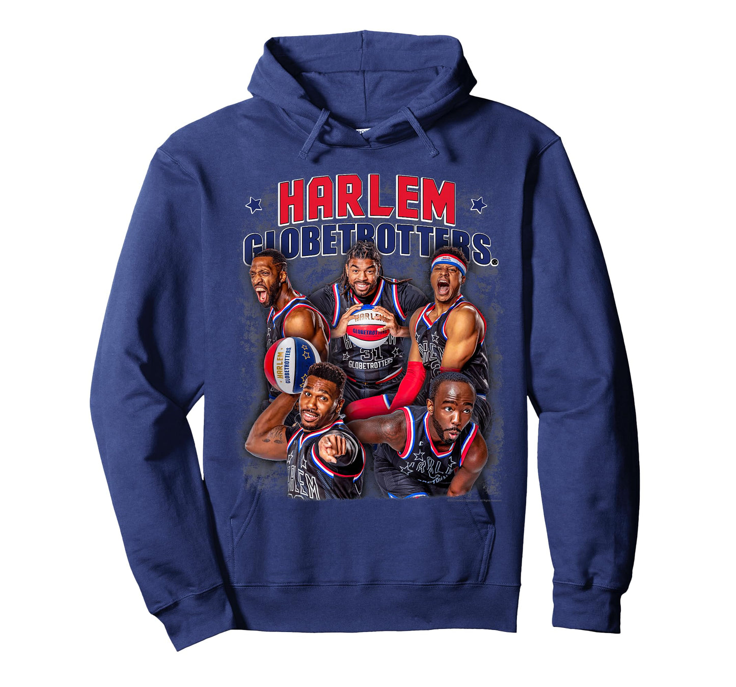 Harlem Globetrotters Basketball Colorful Team Photo T-Shirt