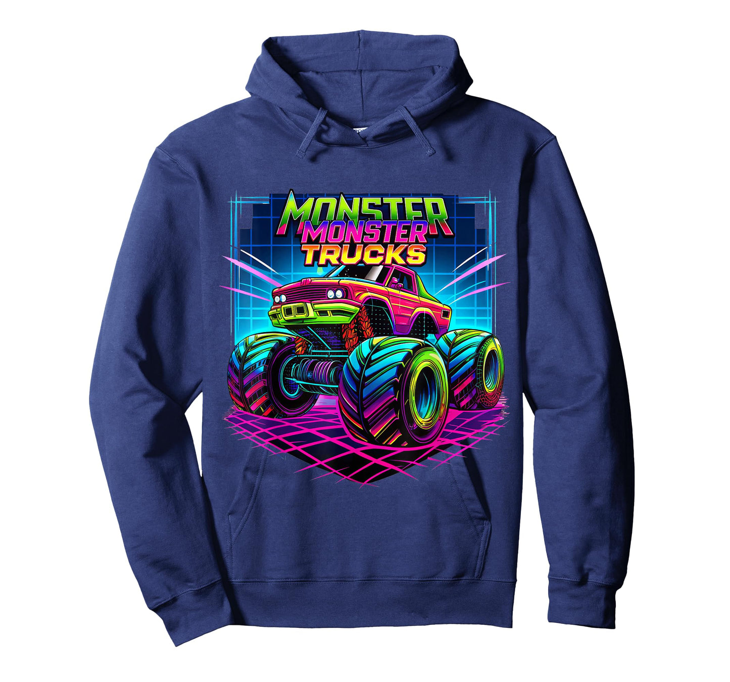 Colorful Graffiti Monster Truck Shirt Toddlers Youth Adults T-Shirt