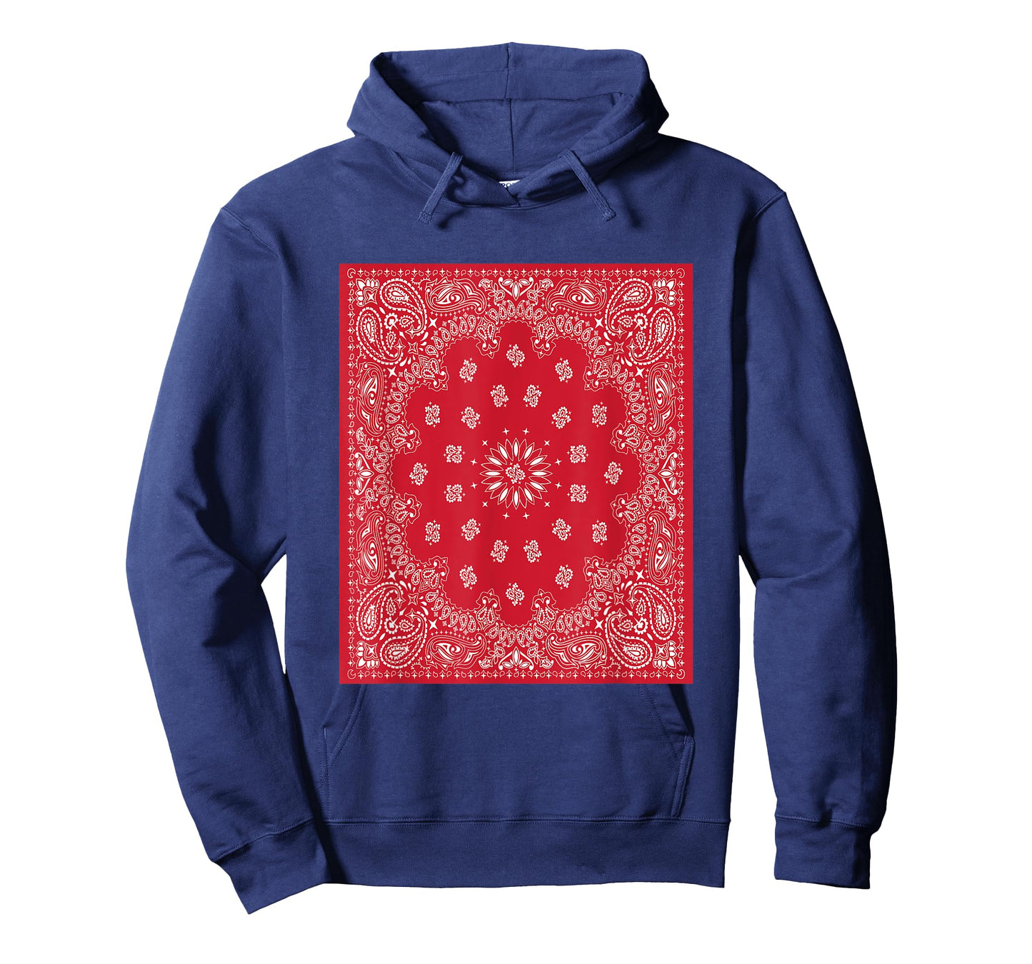 Red Bandana Print White Red Bandana Clothing Outfit OG Blood T-Shirt