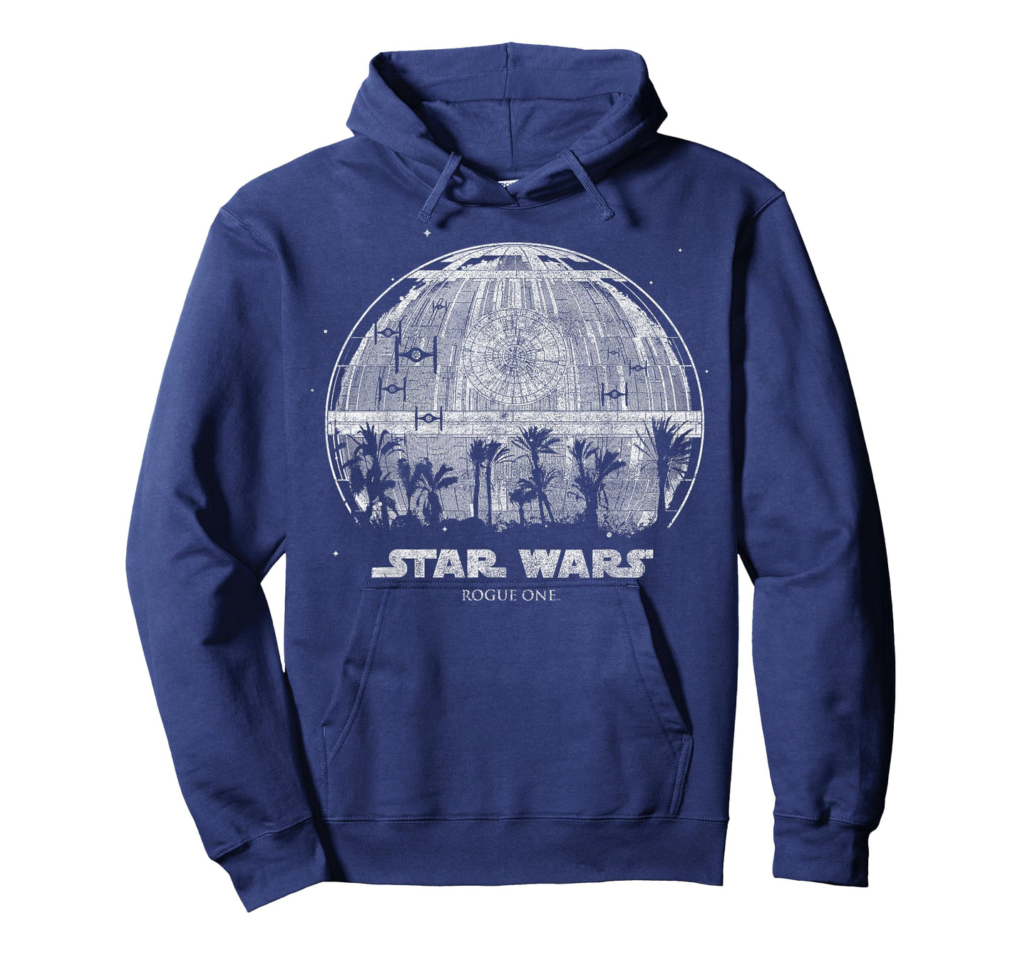 Star Wars Rogue One Palm Tree Death Star Graphic T-Shirt T-Shirt