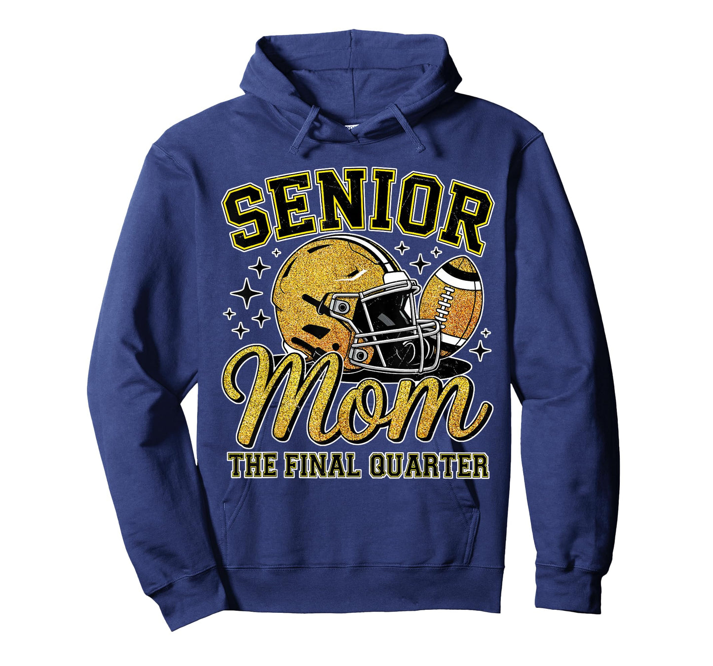 Senior Mom The Final Quarter Football 2026 Sports Team Women T-Shirt