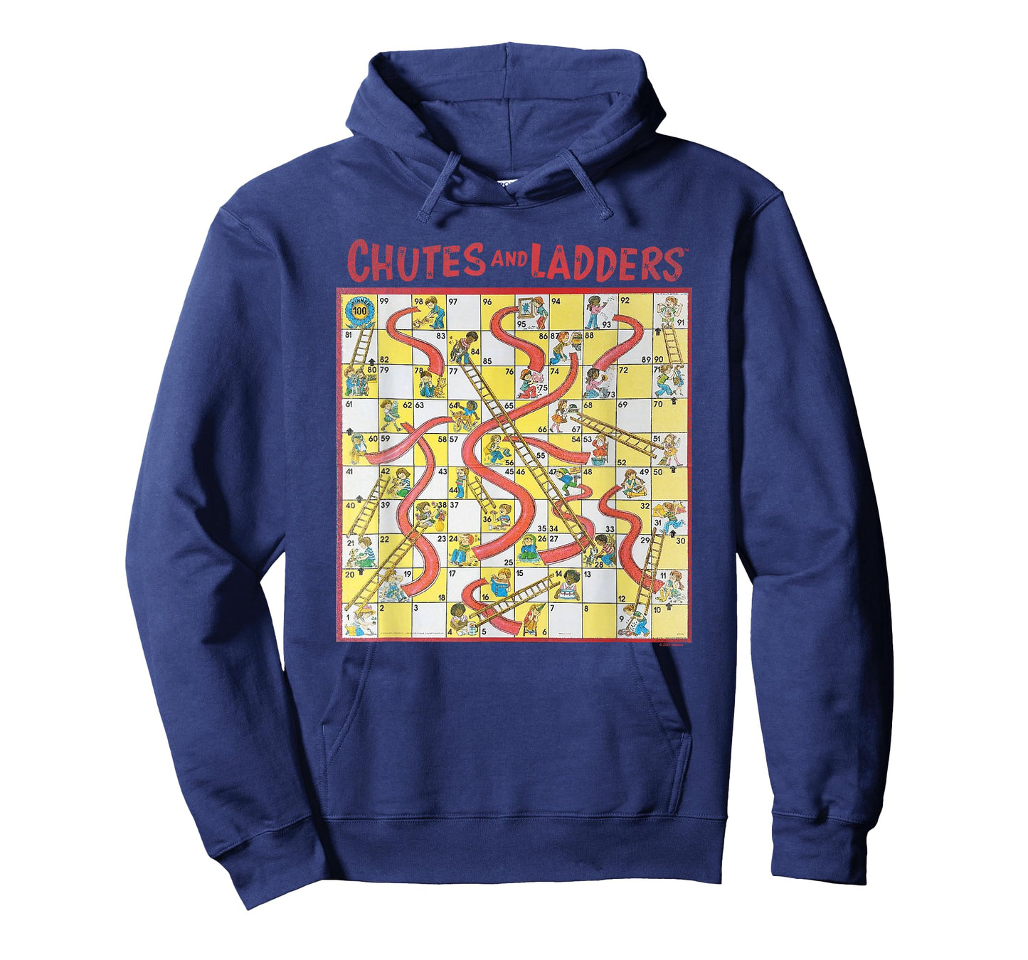 Chutes and Ladders Game Board Art from 1979 T-Shirt