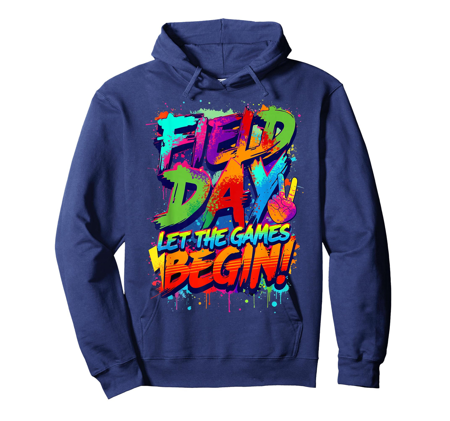 Field Day 2025 Colorful Let The Games Begin Field Trip T-Shirt