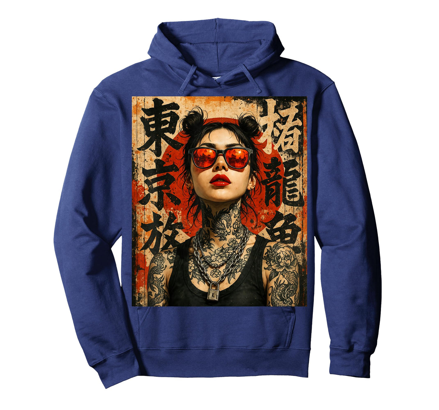 Anime Kawaii Japanese Samurai Geisha Tattoo K-Pop Y2K Manga T-Shirt