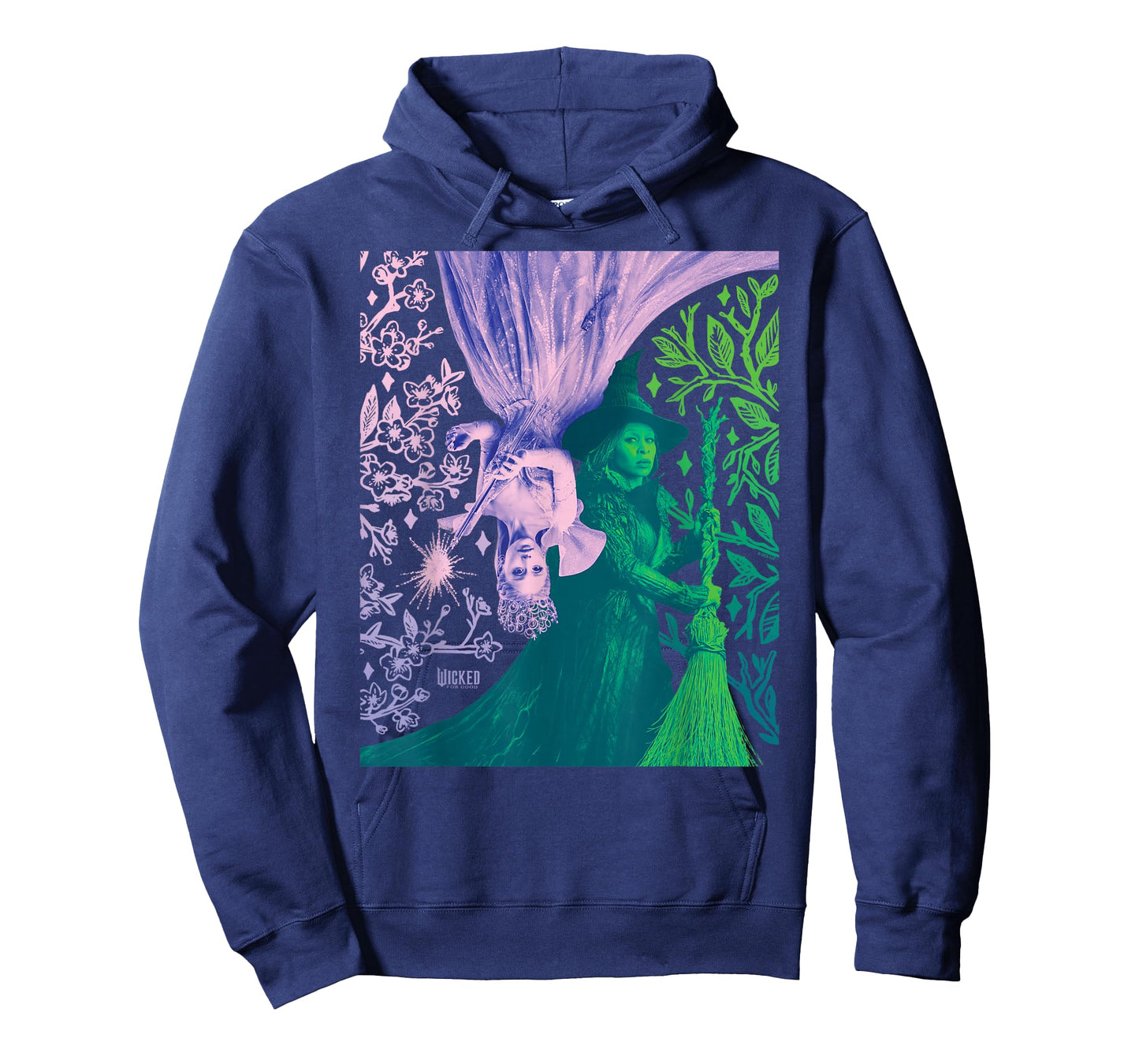 Wicked: for Good Glinda and Elphaba in Perfect Contrast T-Shirt