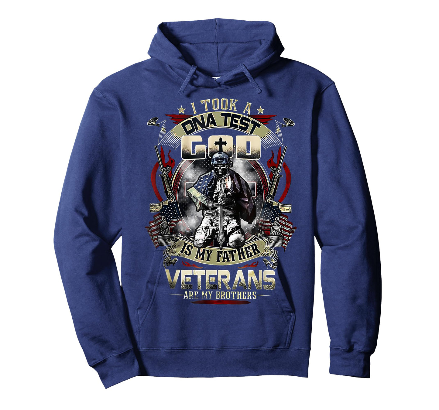 Mens I Took A DNA Test God Is My Father Veterans Brothers T-Shirt
