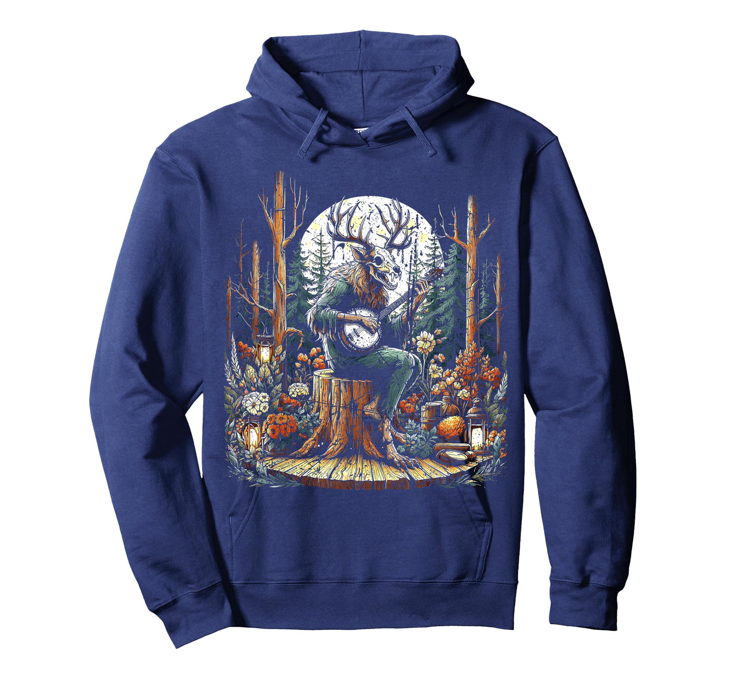 Vintage Wendigo Cryptid Camping T-Shirt