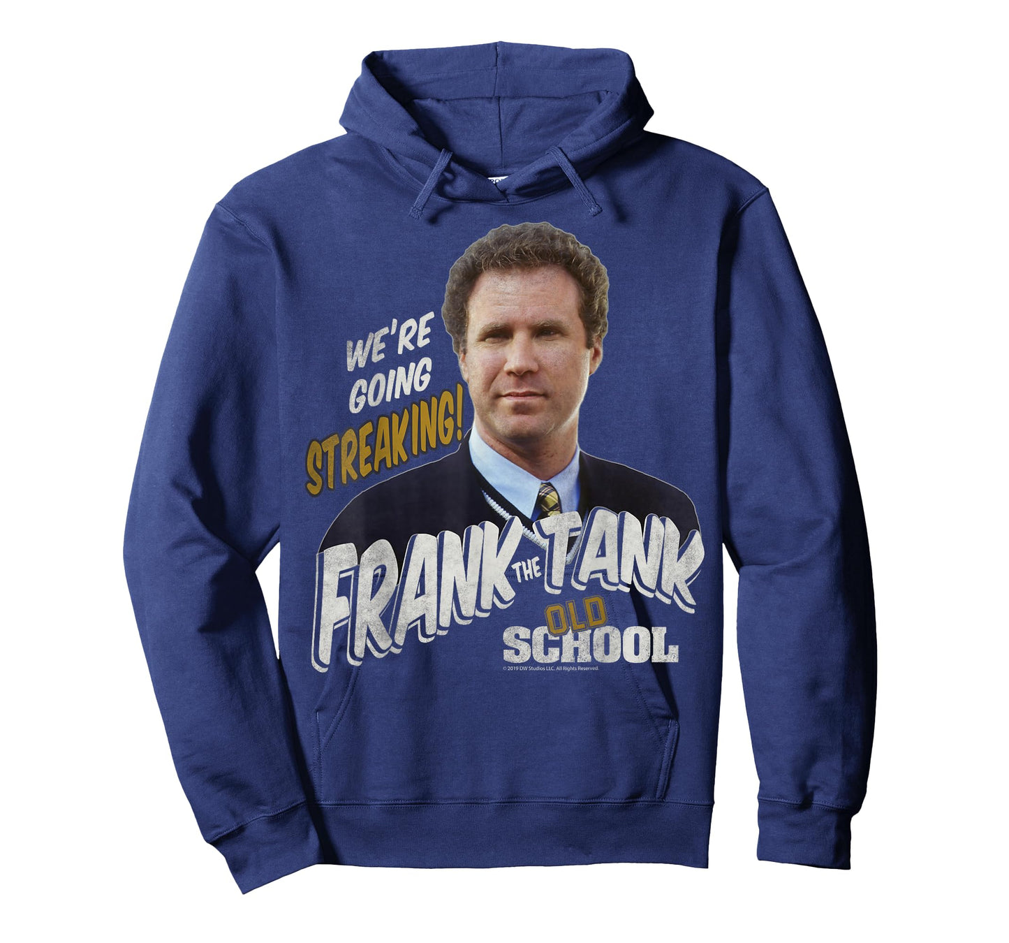 Old School Frank The Tank We're Going Streaking Portrait T-Shirt