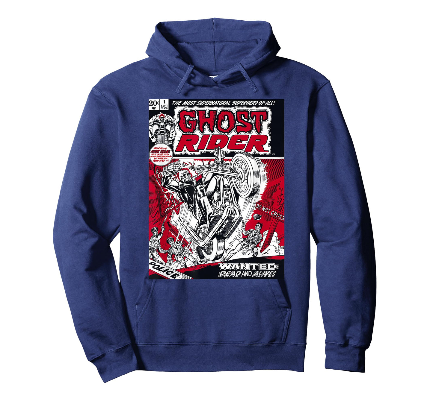 Marvel Ghost Rider Comic Book Cover Print T-Shirt