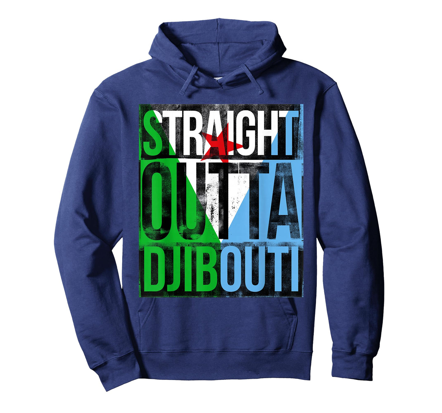 Straight Outta Djibouti Great Travel & Gift Idea T-Shirt T-Shirt