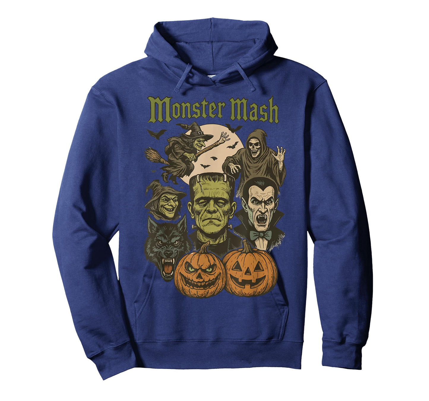 Monster Mash Retro Halloween Funny Monster Spooky Womens Men T-Shirt