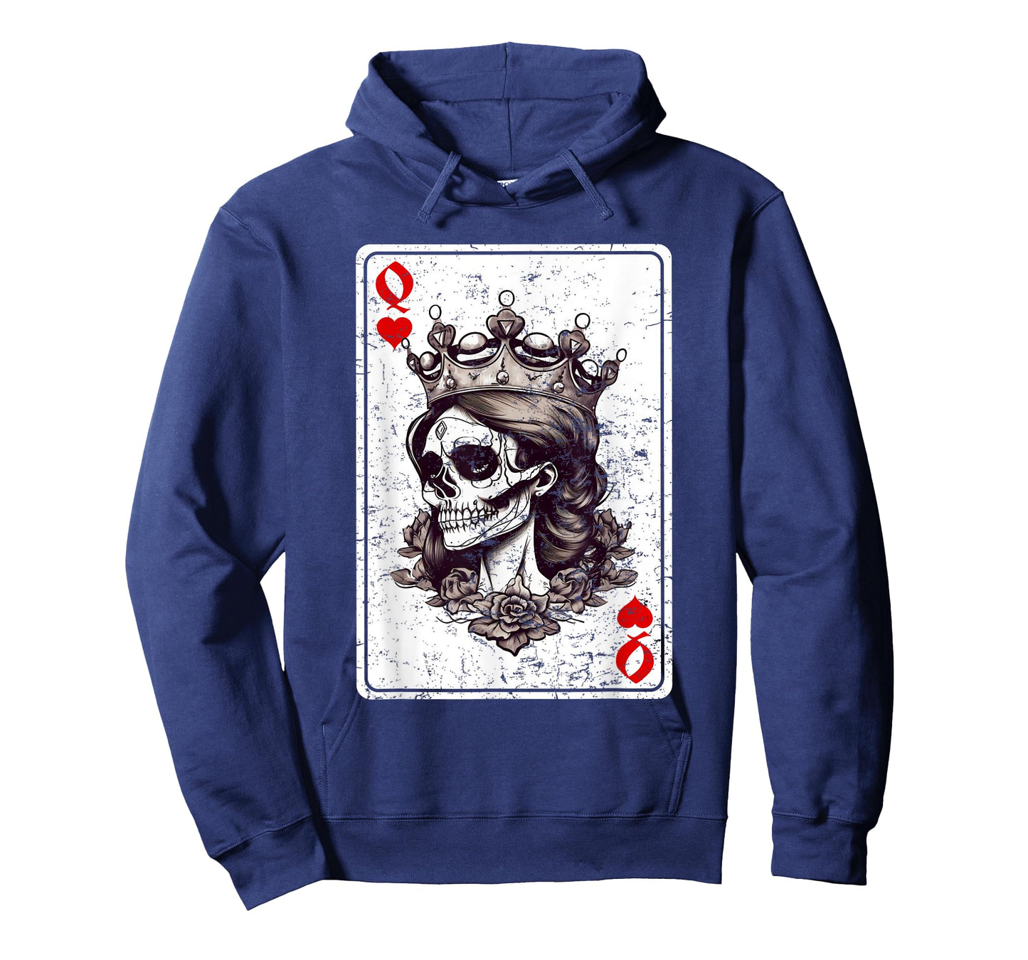 Queen of Hearts Card Game Horror Heart Queen Gothic T-Shirt