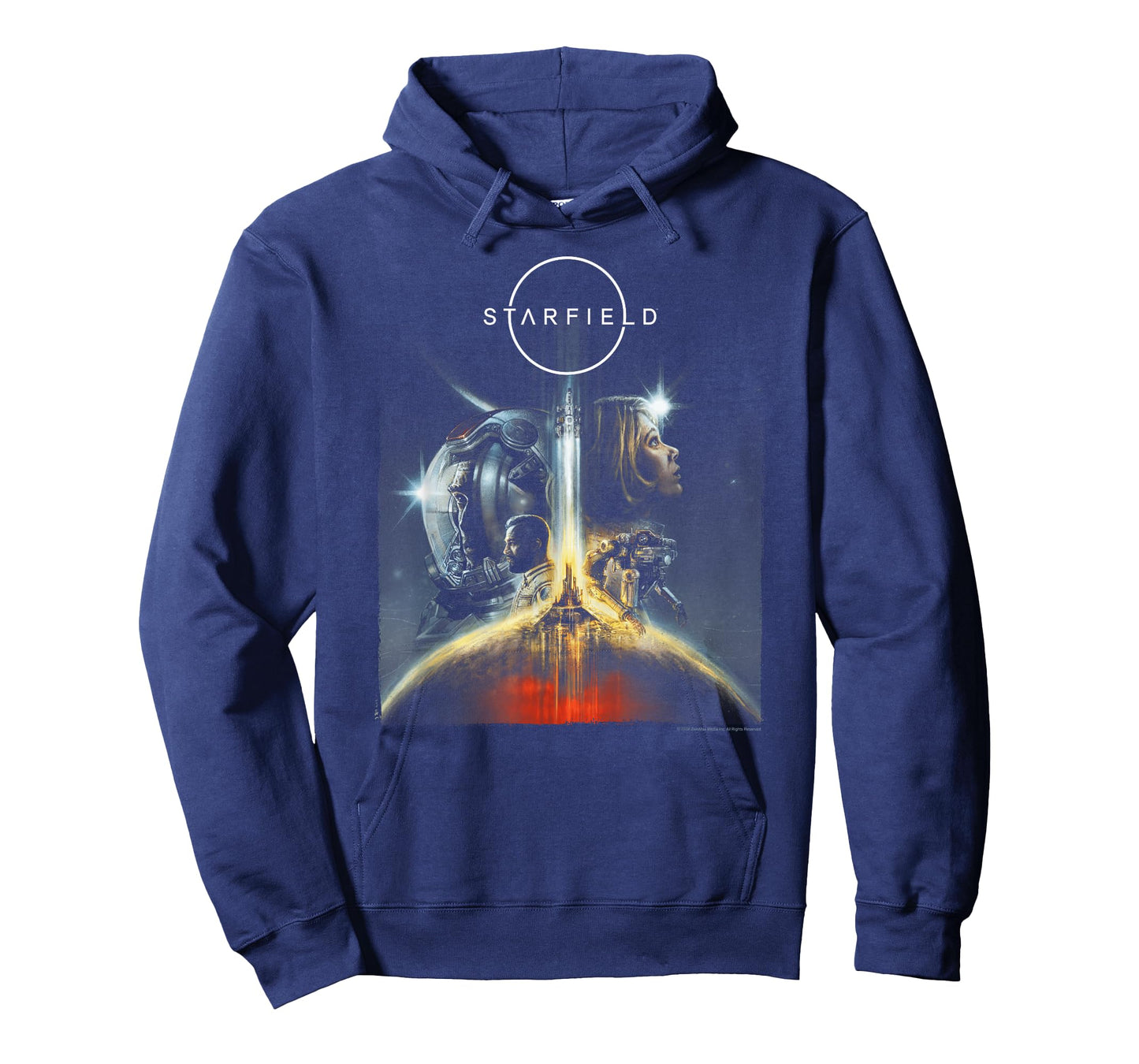 Starfield Cover Art Characters Video Game T-Shirt