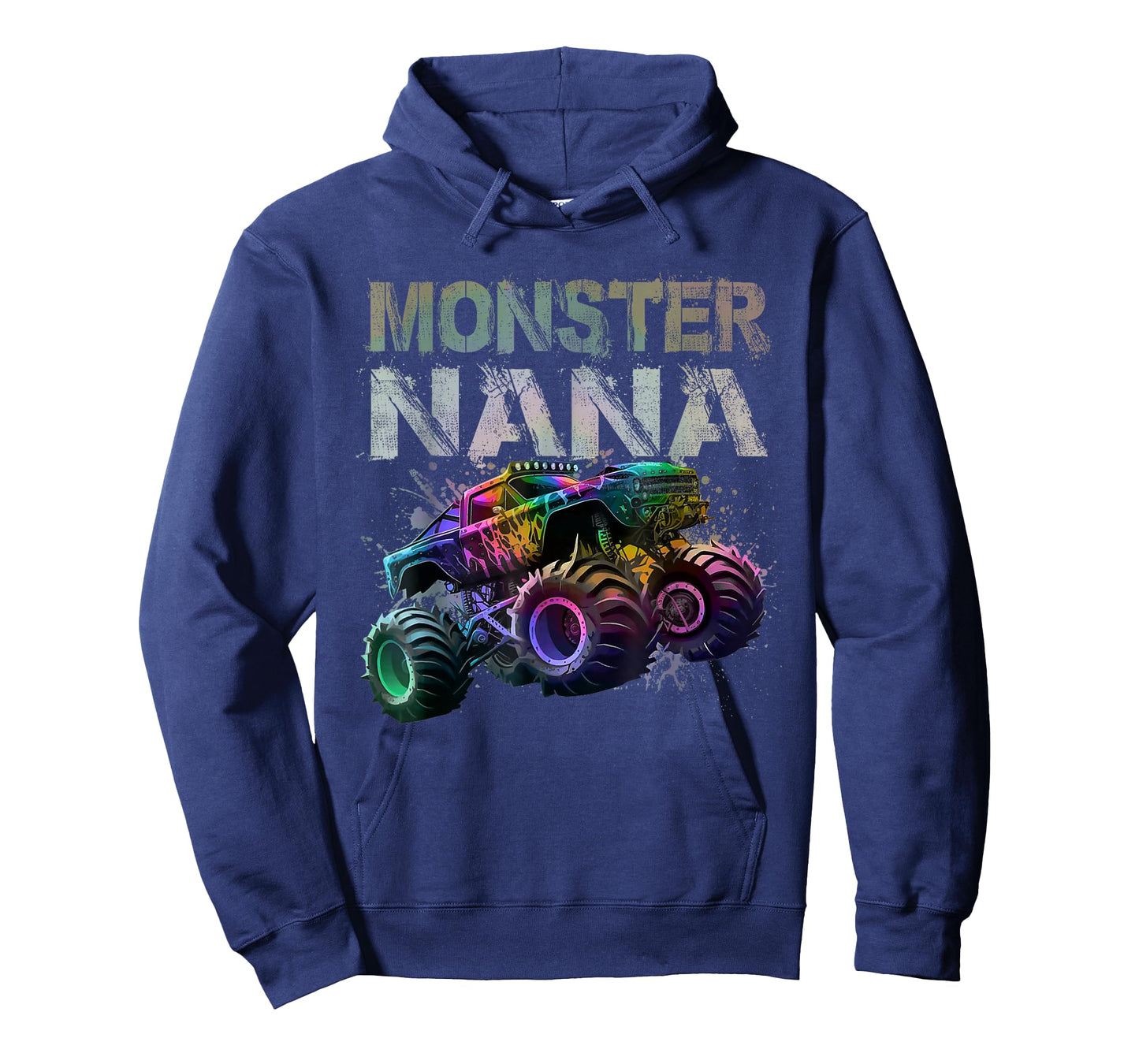 Monster Truck Nana Family Matching Monster Truck Tie Dye T-Shirt