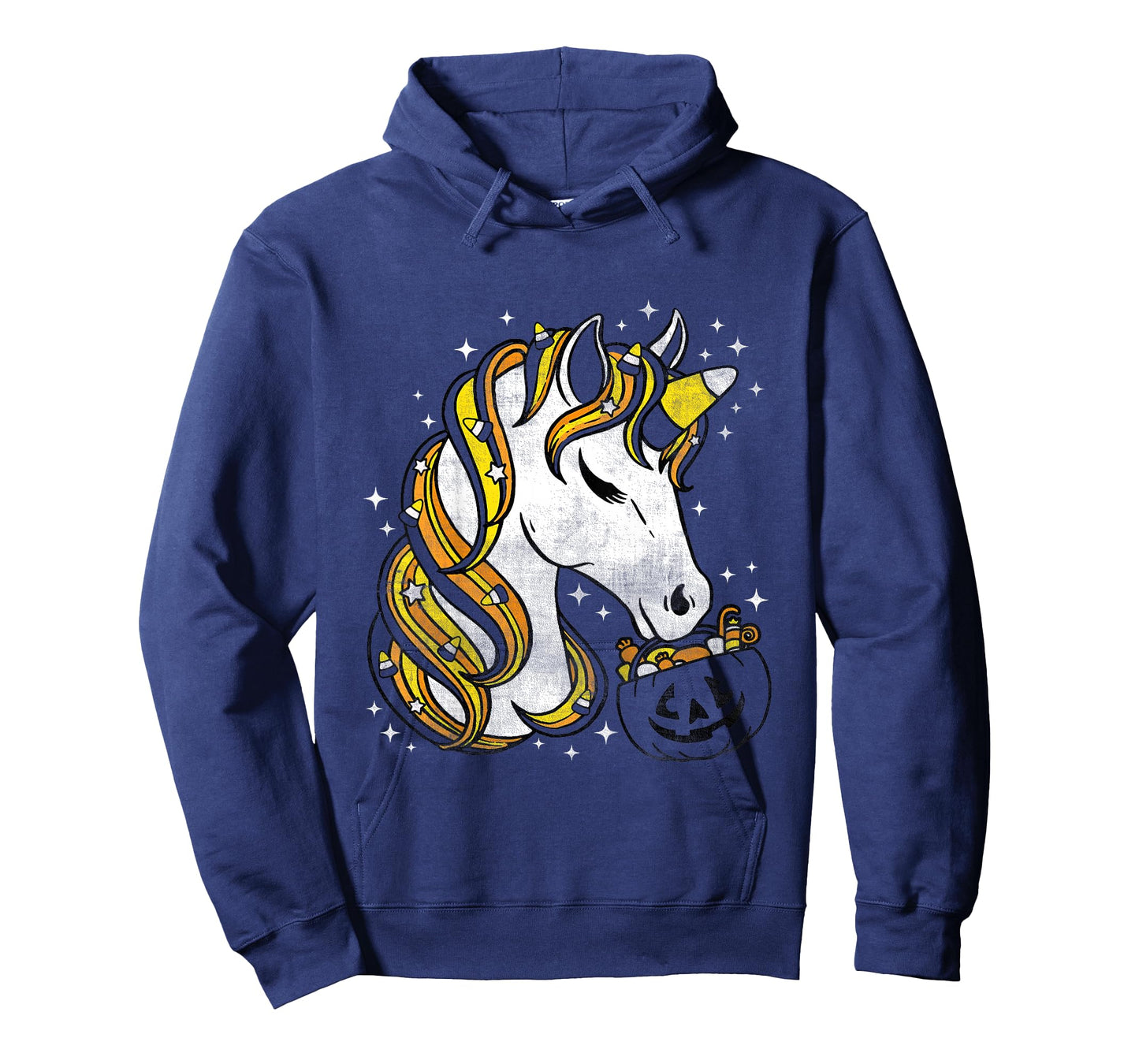 Kids Cute Candy Corn Unicorn Halloween T-Shirt