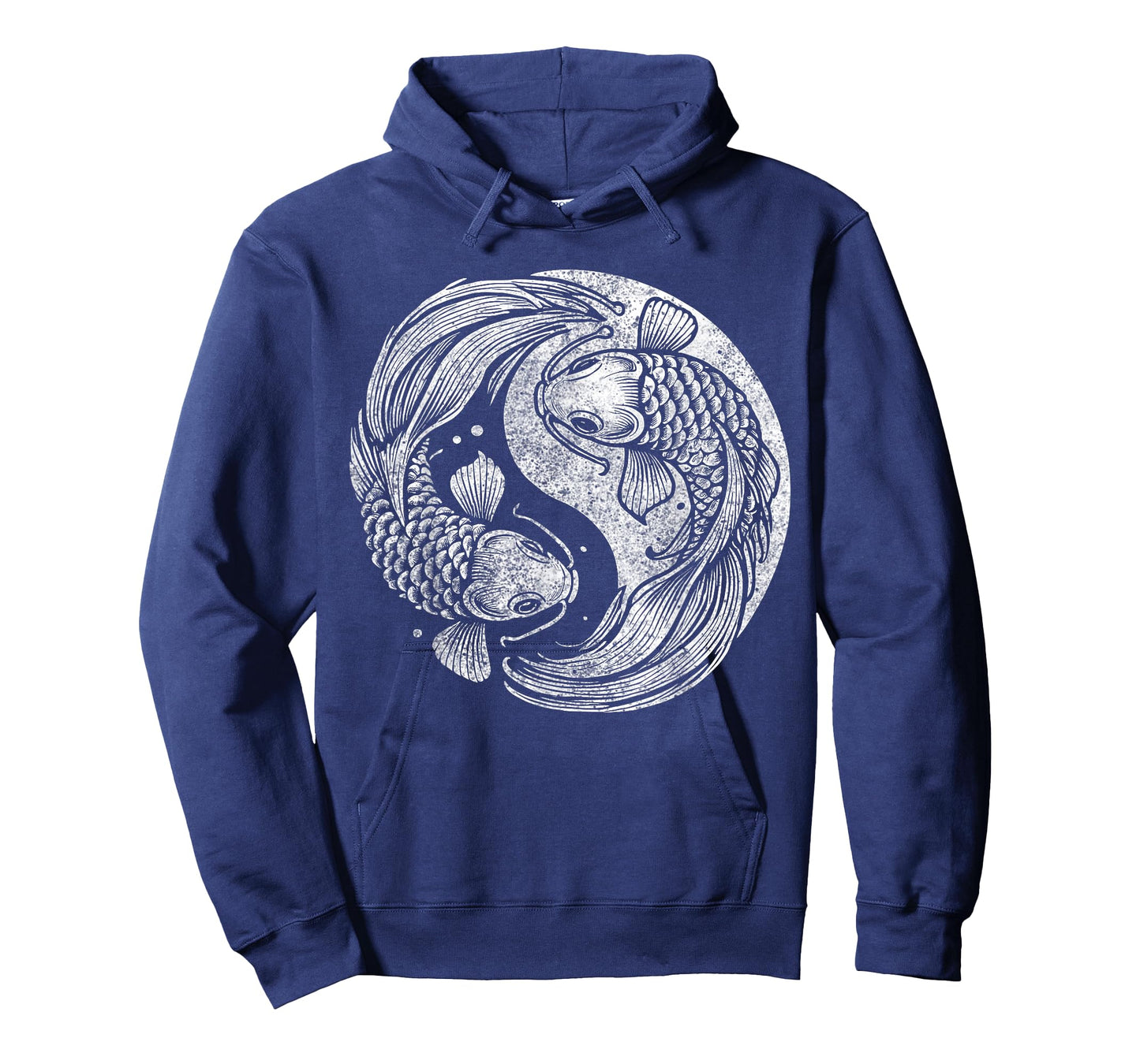 Yin And Yang Retro Japanese Koi Fish T-Shirt
