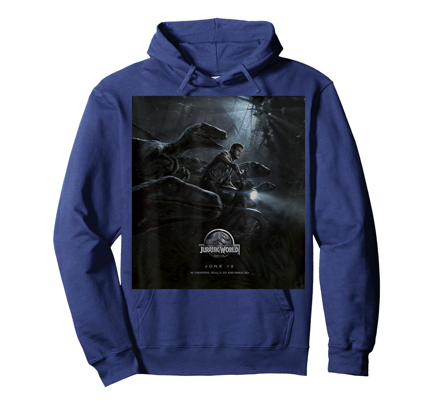 Jurassic World Owen Ride Raptor Movie Poster Graphic T-Shirt T-Shirt