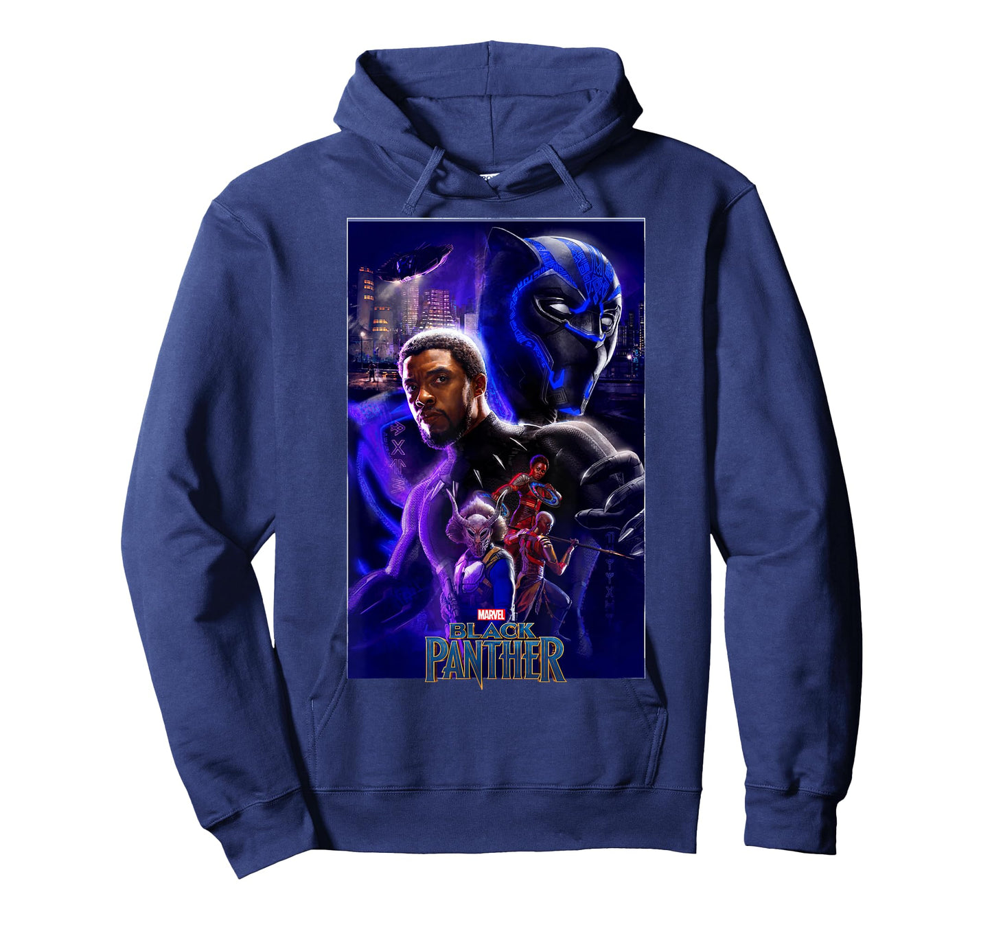 Marvel Black Panther Movie Wakanda Purple Poster T-Shirt T-Shirt