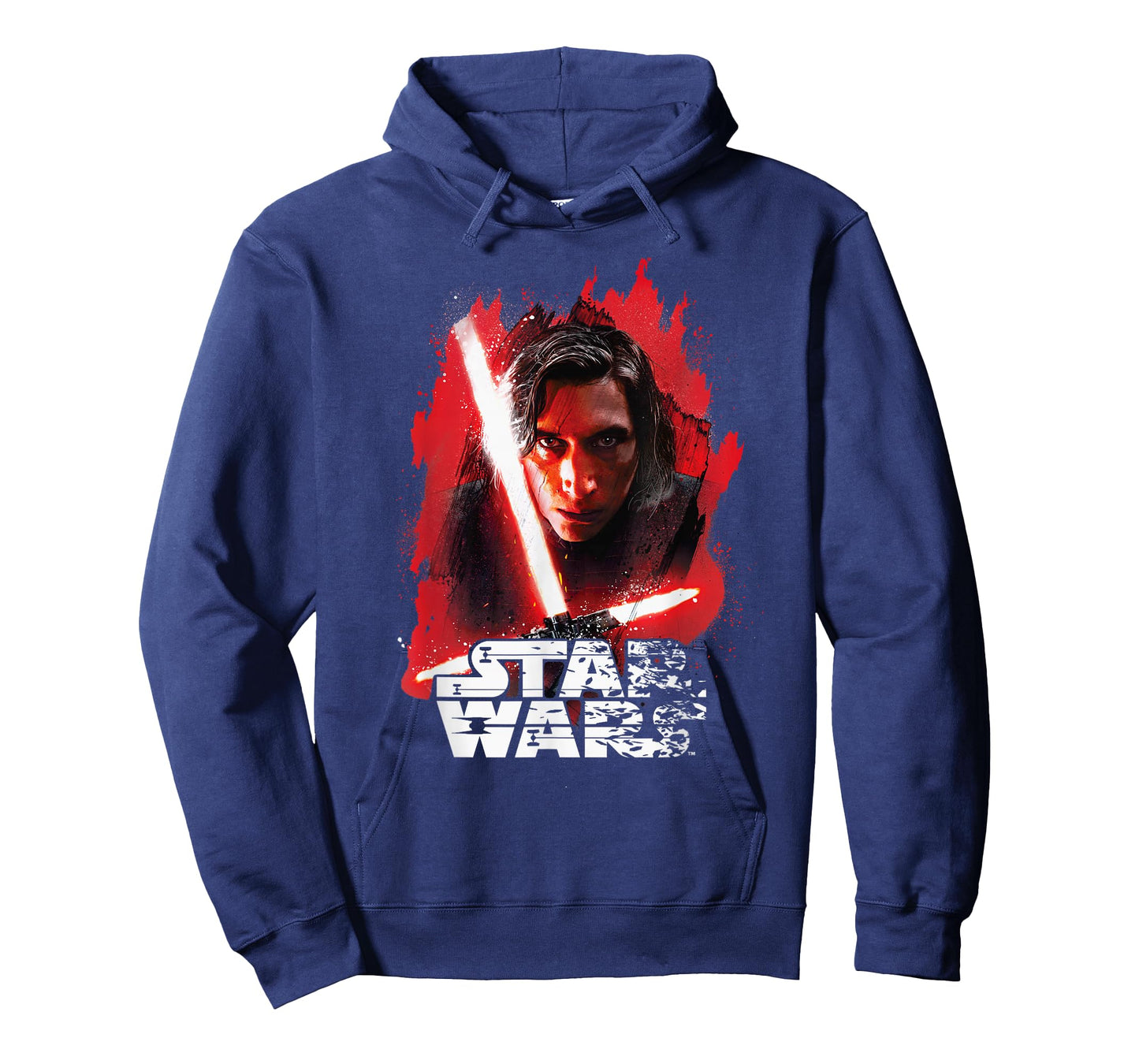 Star Wars Last Jedi Kylo Ren Paint Portrait Graphic T-Shirt T-Shirt