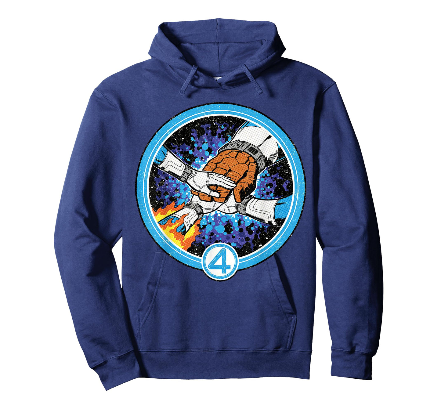Marvel The Fantastic Four: First Steps Retro Team Hands T-Shirt