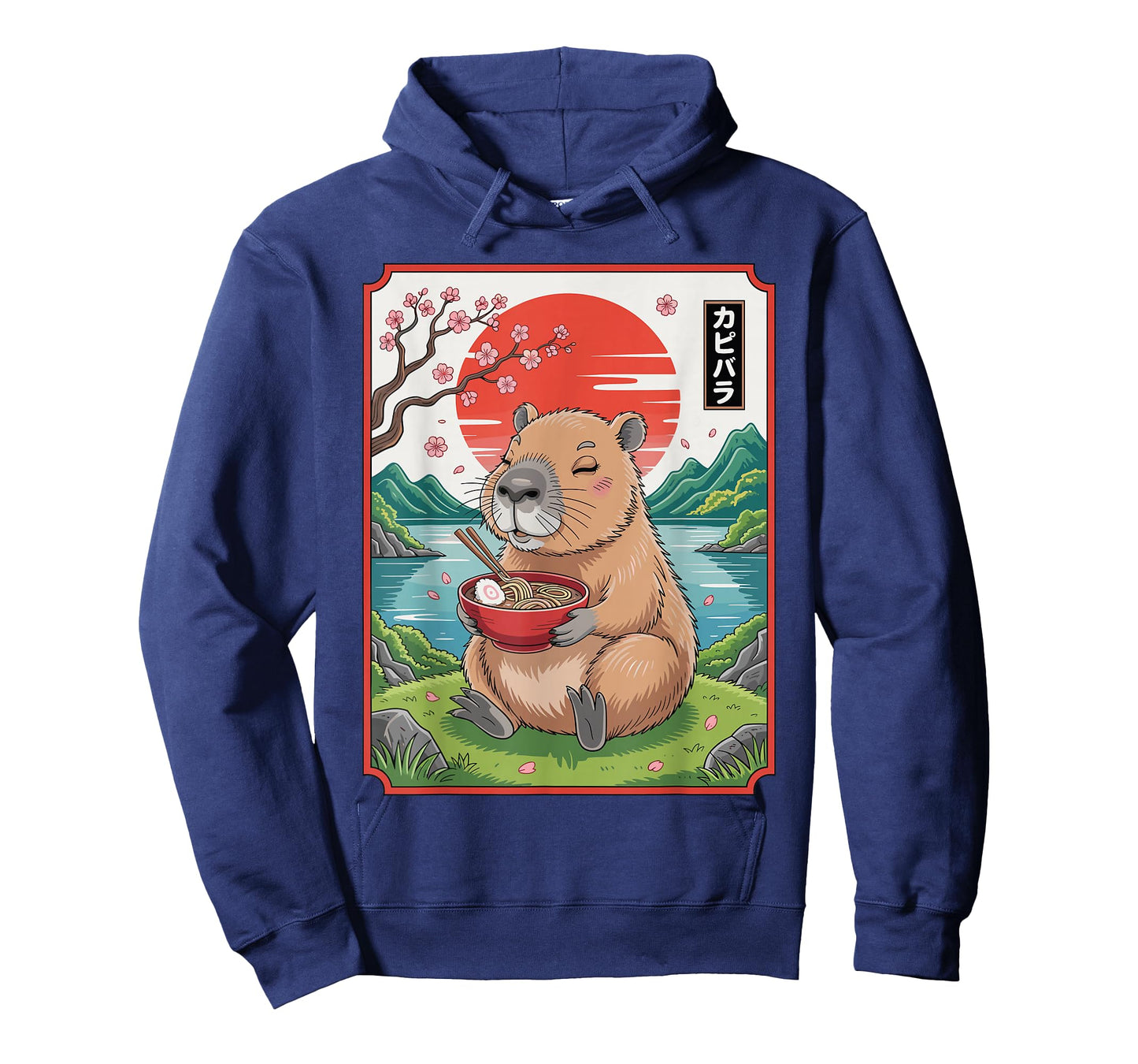 Kawaii Capybara Ramen Vintage Japanese Anime Lover Capy T-Shirt