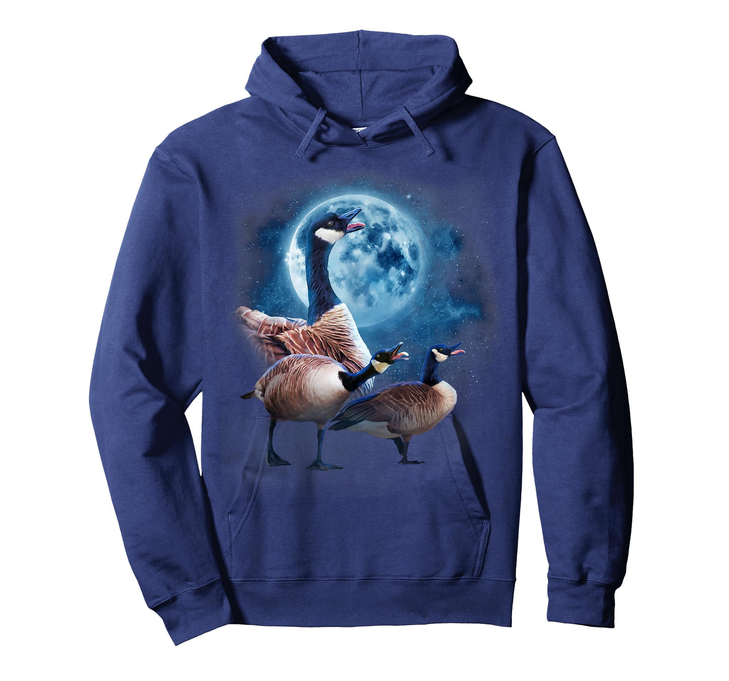 Canadian Goose Shirt - Howling at the Moon Silly Goose T-Shirt