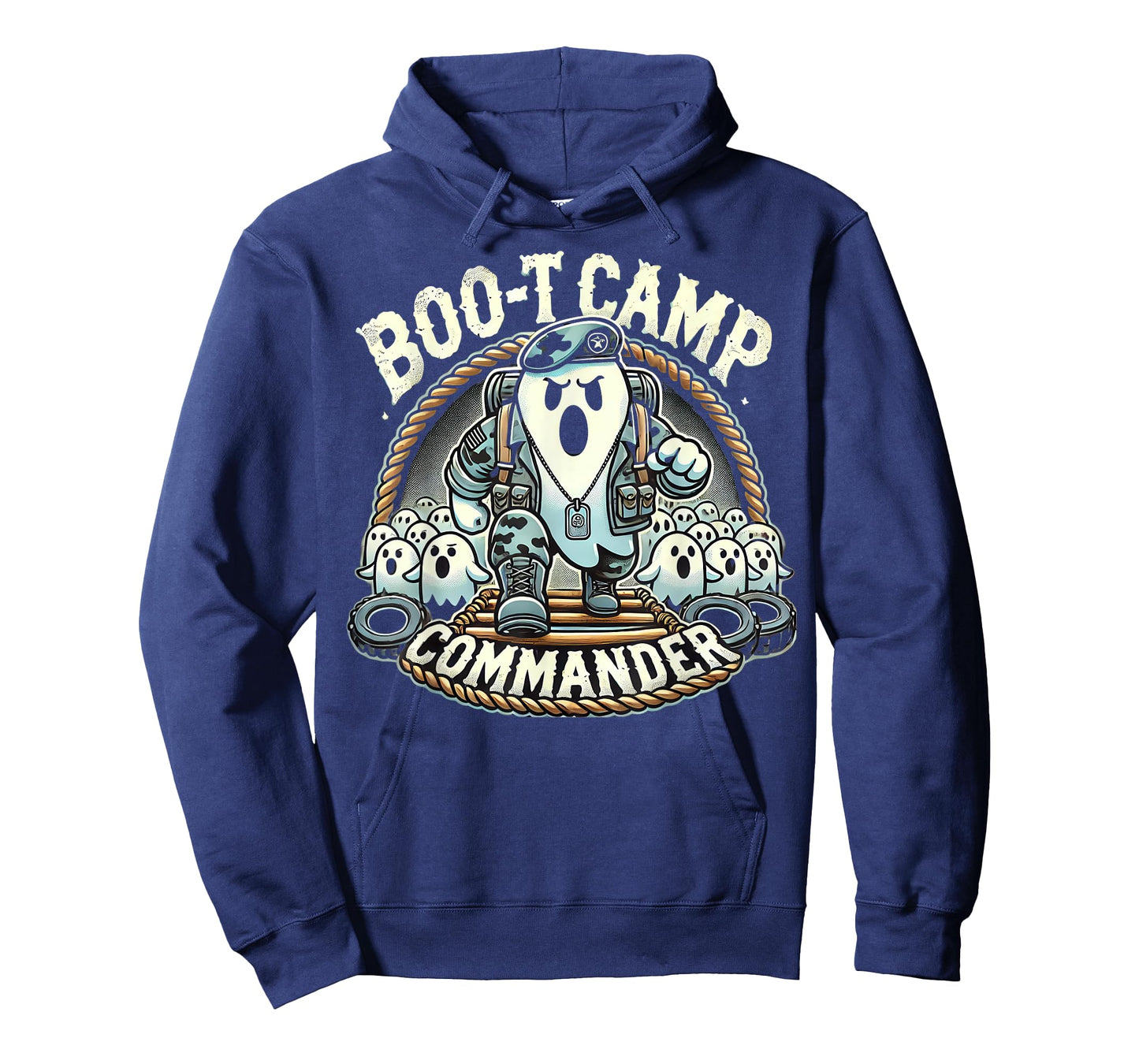 Boo-T Camp Commander Ghost Halloween Bootcamp T-Shirt