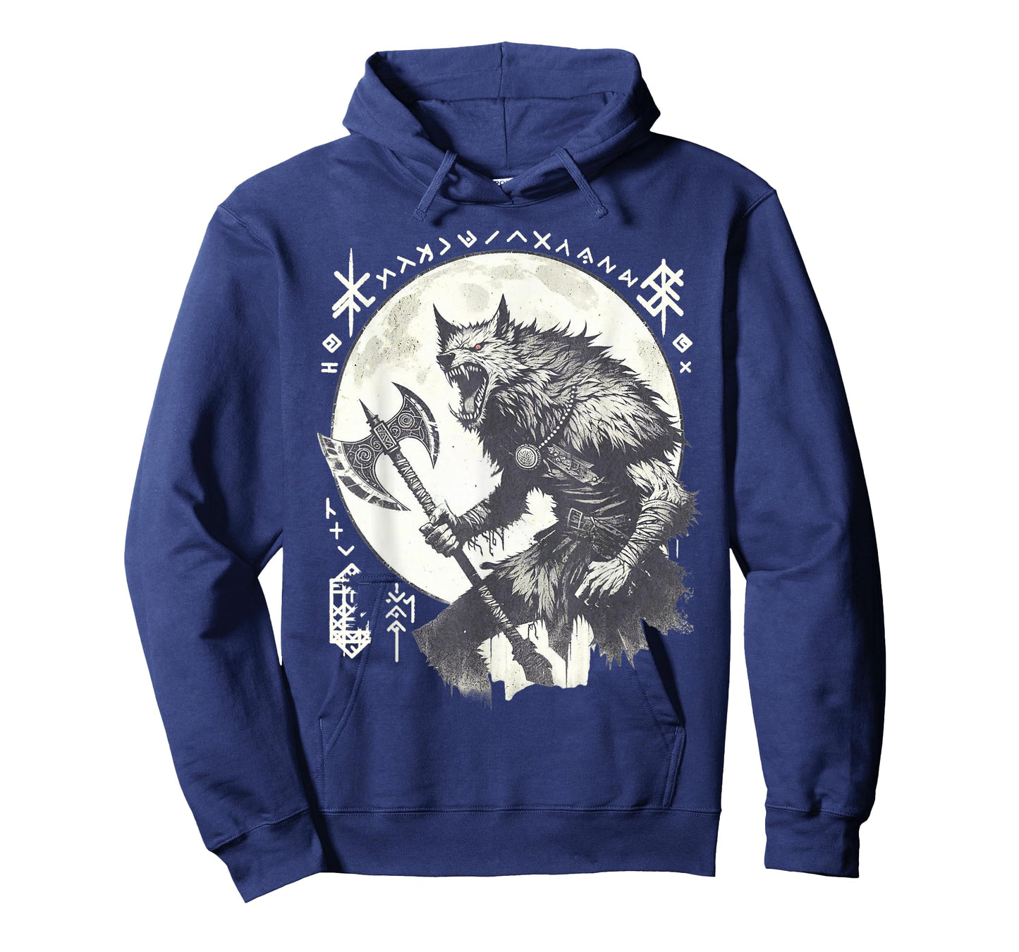 Ancient Runes Viking Alpha Werewolf Warrior T-Shirt