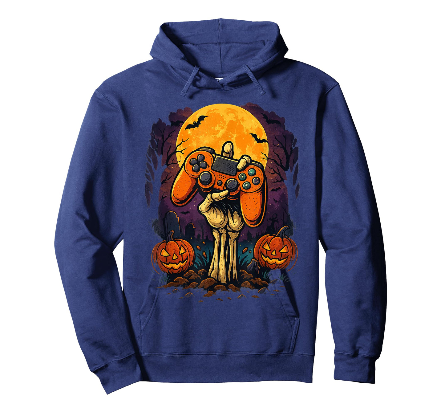Halloween Skeleton Gamer Video Gaming Controller Boys Kids T-Shirt