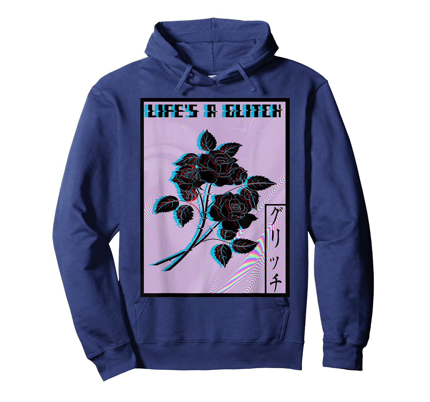 Life's a Glitch Vaporwave Aesthetic Sad Rose T-Shirt