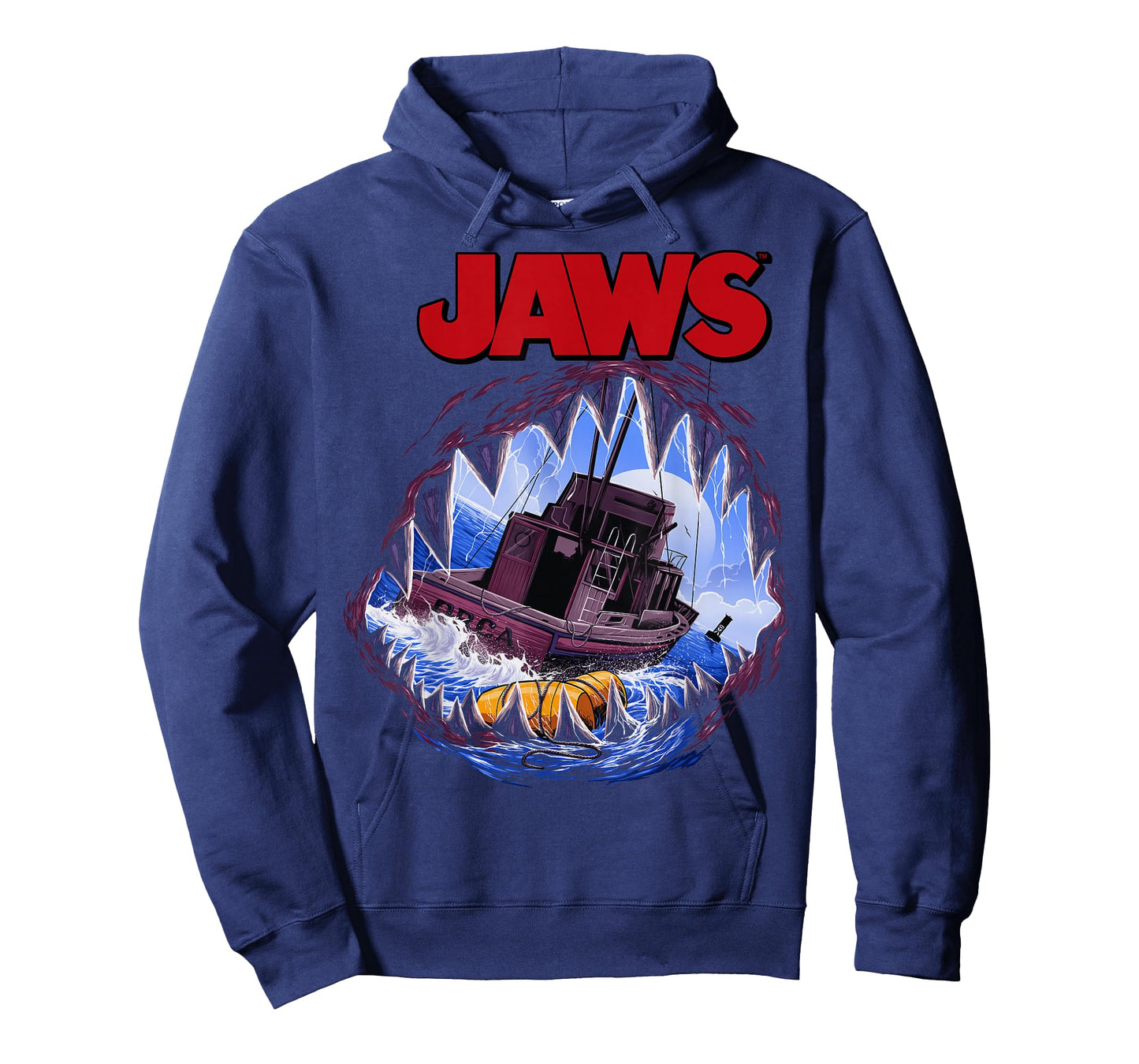 Jaws Mouth View of Orca Poster Style T-Shirt