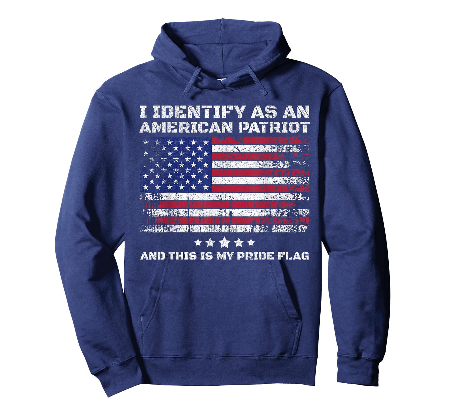 I Identify As an American Patriot and This is My Pride Flag T-Shirt