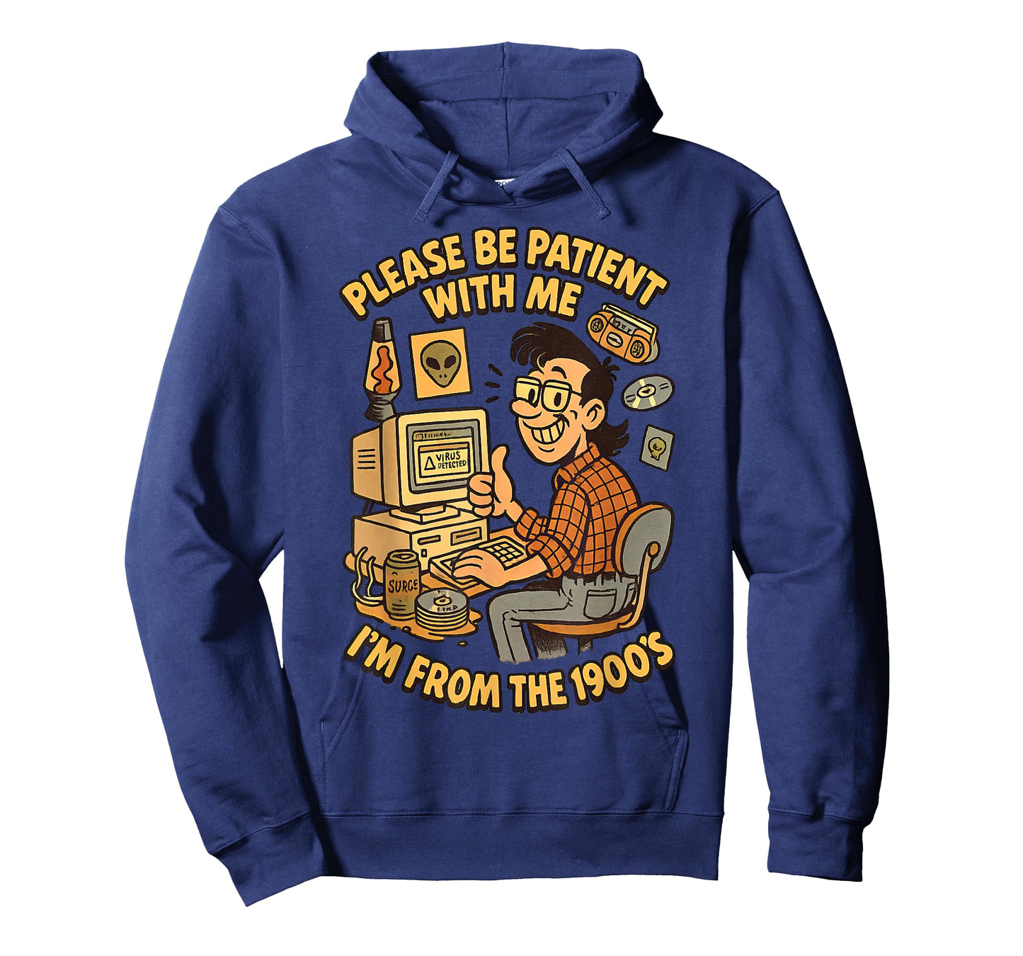 Please Be Patient With Me Iโm From the 1900s | Vintage Geek T-Shirt