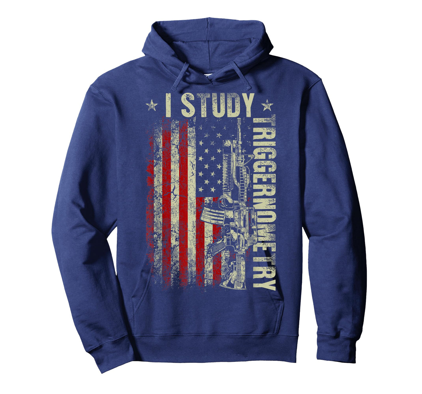 I Study Triggernometry Funny Pro Guns Trigonometry Math T-Shirt