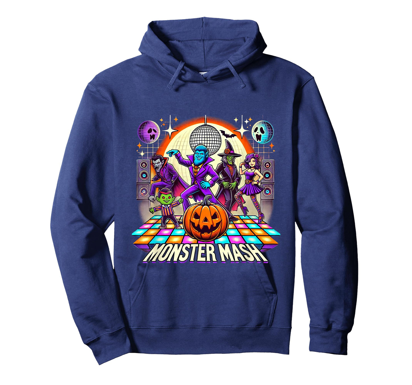 Monster Mash Vintage Ghost Halloween Funny T-Shirt