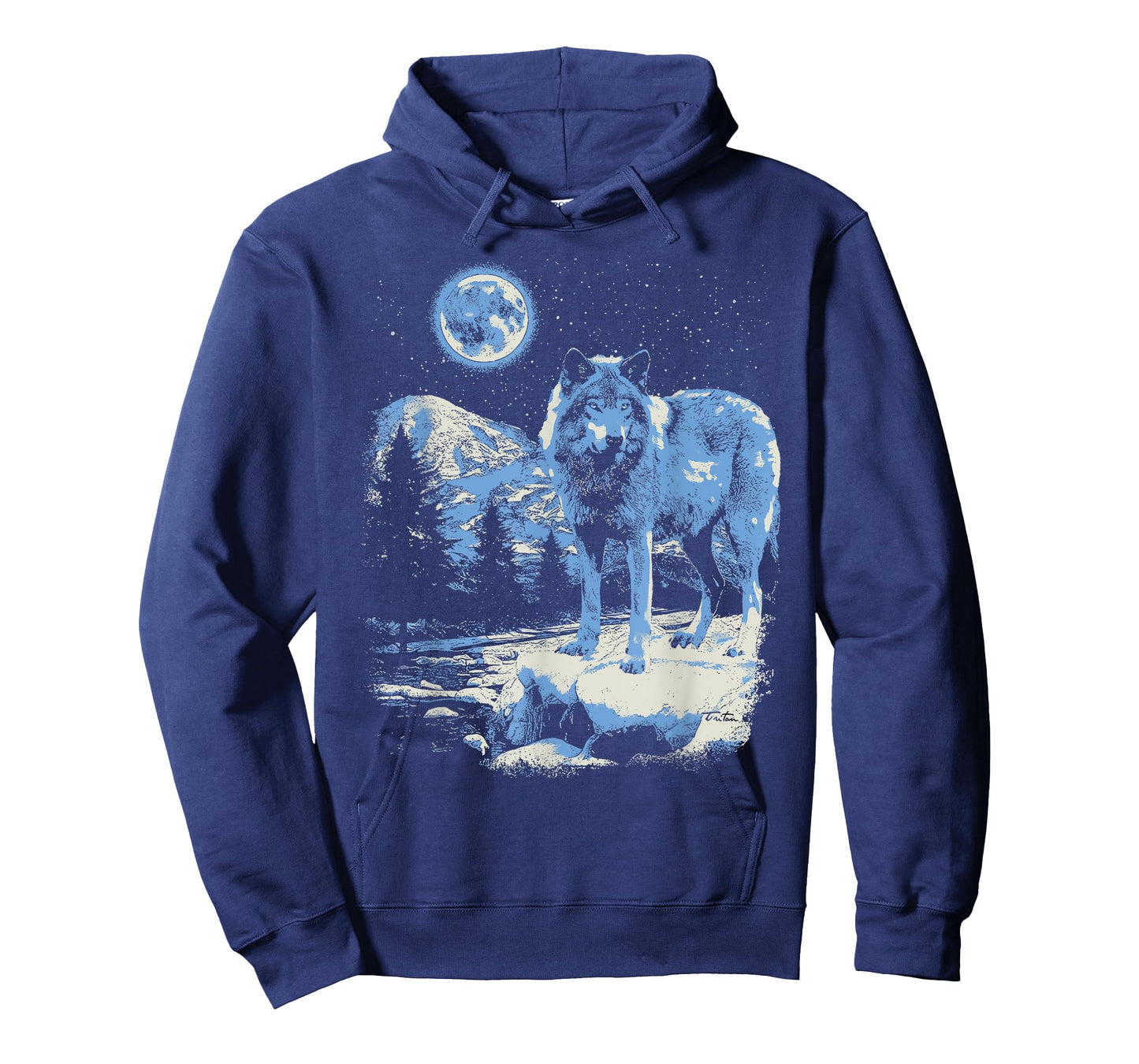 Vintage Wolf 90s Grunge Animal Retro Howling Wolf Aesthetic T-Shirt