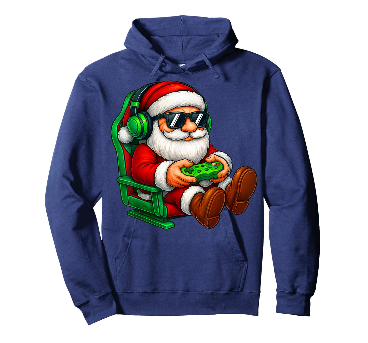Funny Santa Gaming Gamer Pajamas Pjs Christmas Xmas Boy Kid T-Shirt