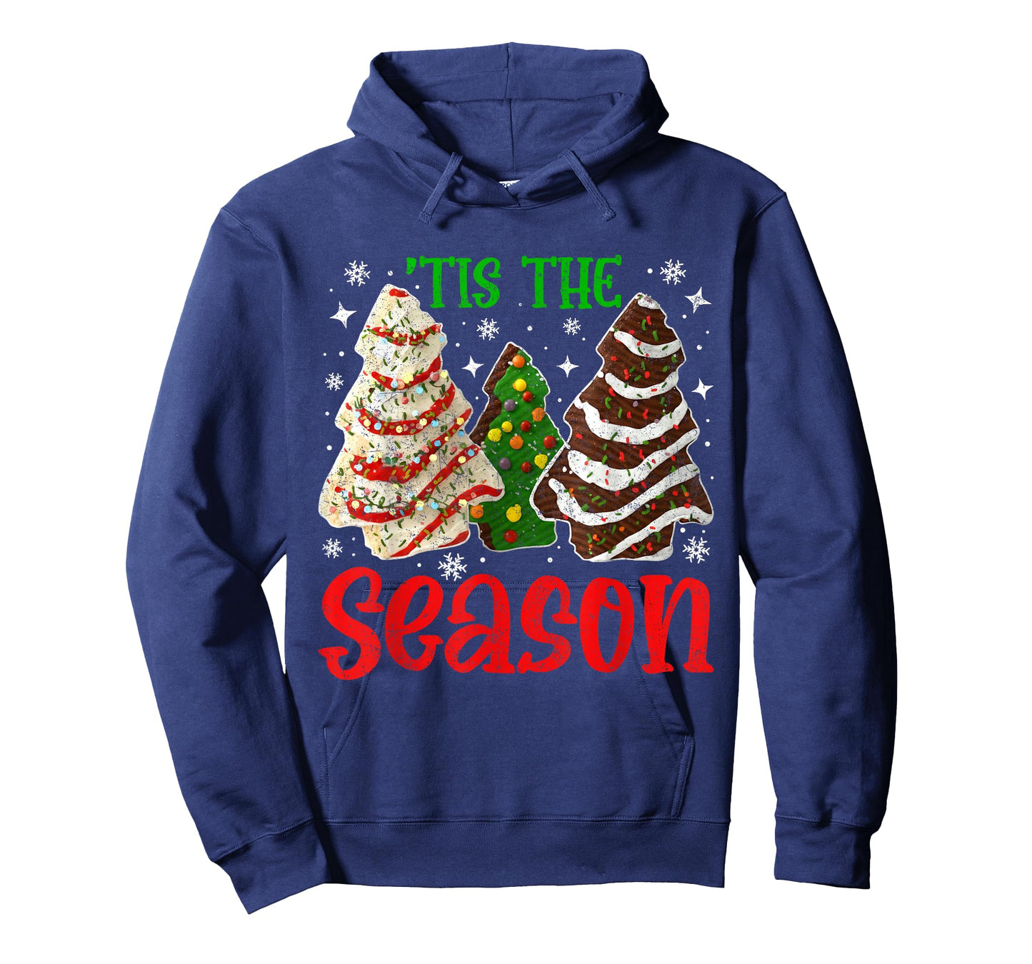 Retro Tis The Season Christmas Tree Cakes T-Shirt