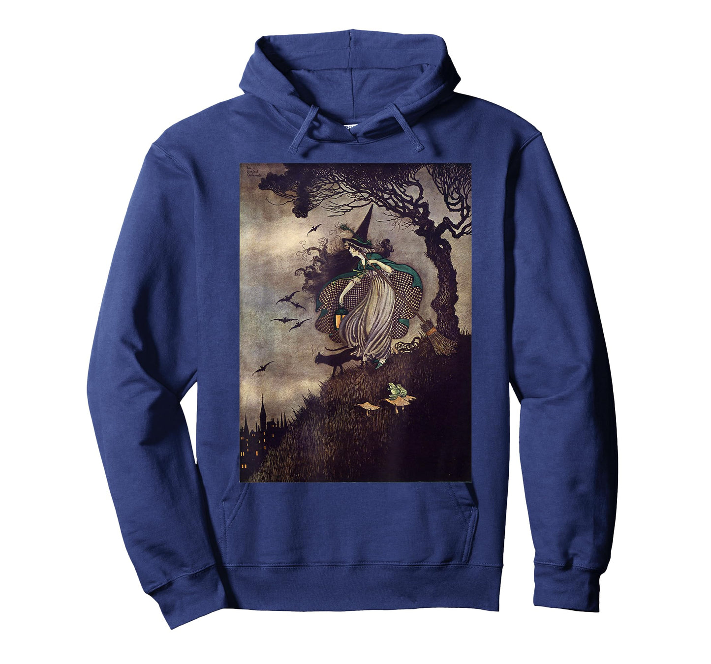 Little Young Witch By Ida Rentoul Outhwaite Black Cat Town T-Shirt