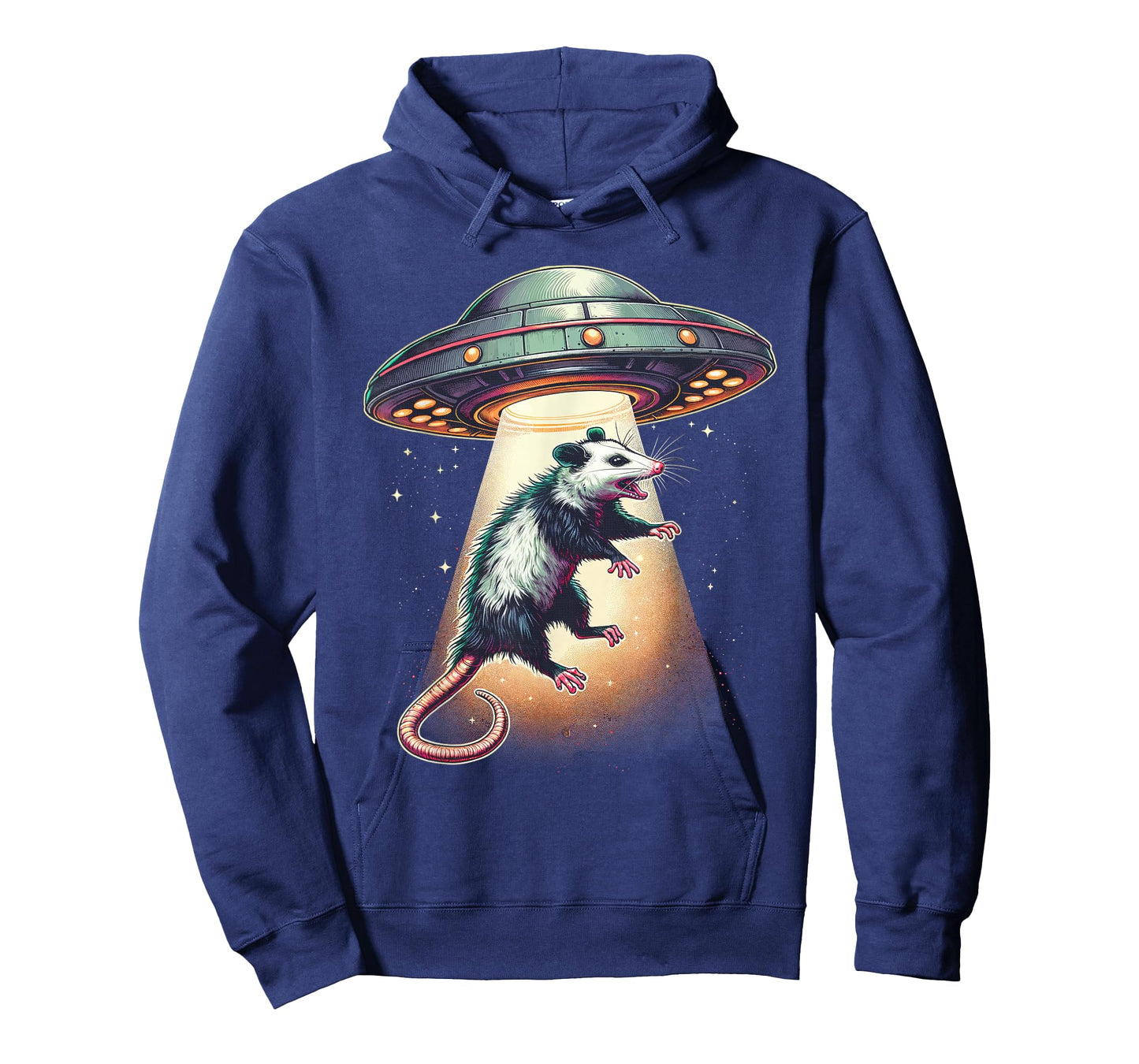 Opossum Funny Alien Abduction UFO Meme Possum Graphic T-Shirt
