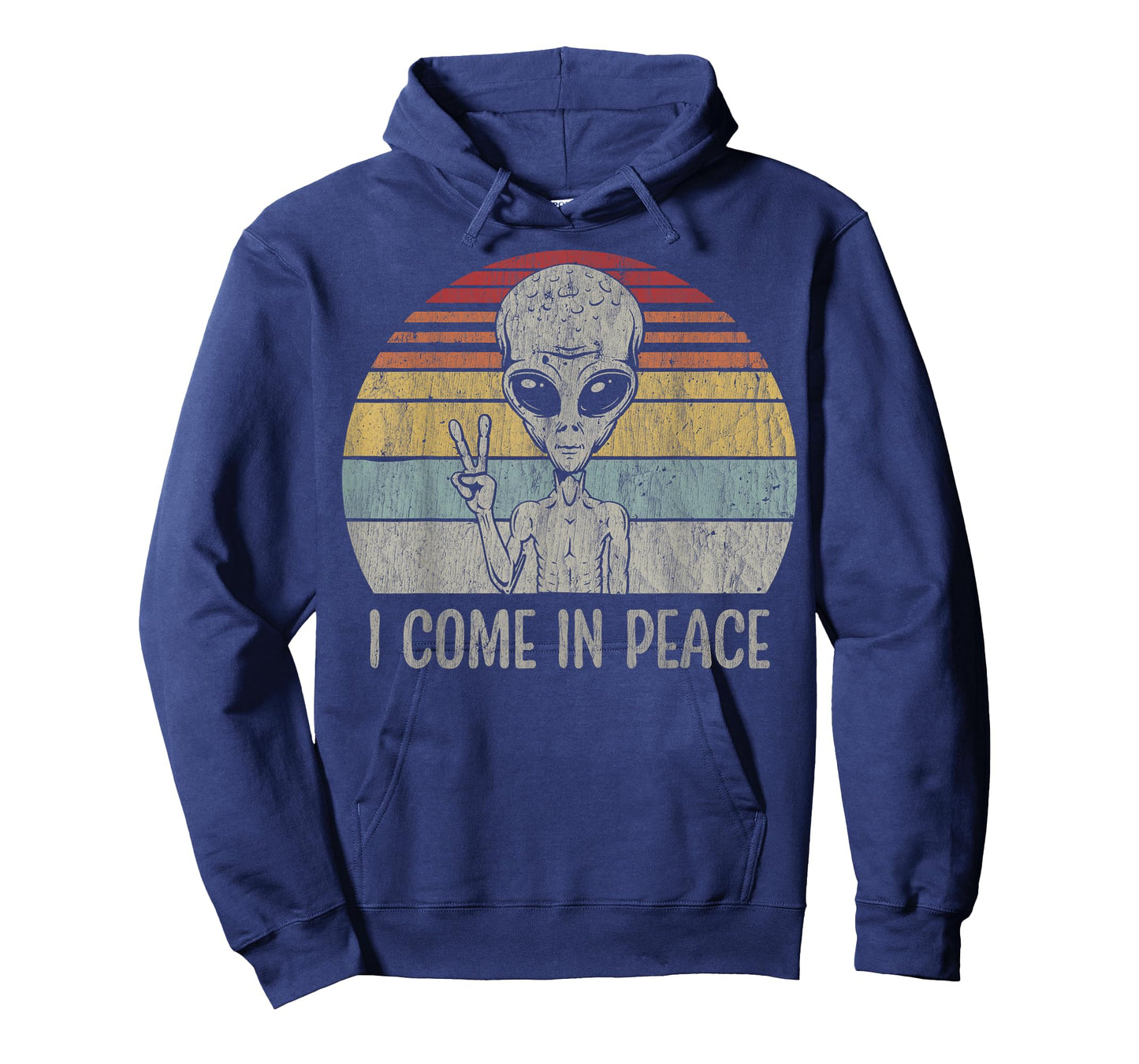 I Come In Peace Funny UFO Costume Kids Adults Funny Alien T-Shirt