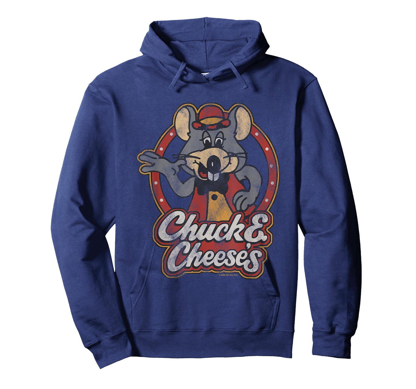 Chuck E. Cheese Classic Entertainer Portrait Distressed T-Shirt